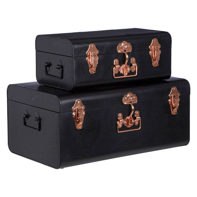 Symple Stuff 2 Piece Trunk Set & Reviews Wayfair.co.uk
